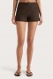 Women Bottoms | Faithfull The Brand Florine Mini Shorts Chocolate