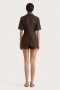 Women Bottoms | Faithfull The Brand Florine Mini Shorts Chocolate