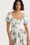 Women Dresses | Faithfull The Brand Dalia Midi Dress Cecile Floral Pale Blue