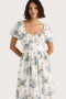 Women Dresses | Faithfull The Brand Dalia Midi Dress Cecile Floral Pale Blue