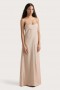 Women Dresses | Faithfull The Brand Elyna Maxi Dress Pinstripe Garnet Blush