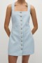Women Dresses | Faithfull The Brand Jaques Mini Dress Sky Blue