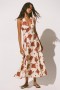 Women Dresses | Faithfull The Brand Marais Midi Dress Cecile Floral Garnet