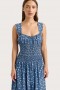 Women Dresses | Faithfull The Brand Yerres Midi Dress Floral Blue