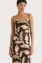 Women Dresses | Faithfull The Brand Yolaine Midi Dress Jardin Floral Chocolate
