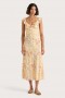 Women Dresses | Faithfull The Brand Yvonne Midi Dress Adeline Floral Yellow