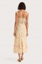 Women Dresses | Faithfull The Brand Yvonne Midi Dress Adeline Floral Yellow