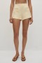 Women Matching Sets | Faithfull The Brand Florine Mini Shorts Butter