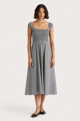 Women Dresses | Faithfull The Brand Amelie Midi Dress Gingham Black