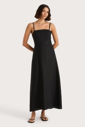 Women Dresses | Faithfull The Brand Valerie Midi Dress Black