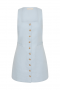  Vestidos Femininos | Faithfull The Brand Jaques Mini Vestido Azul Celeste