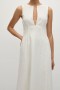  Vestidos Femininos | Vestido Maxi Melia Branco da Faithfull The Brand