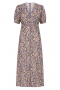  Női ruhák | Faithfull The Brand Bellavista Midi ruha, Valerie virágmintás, lila