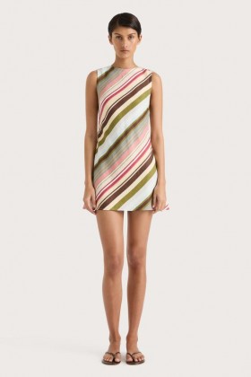  Gúnaí do Mhná | Faithfull The Brand Julia Mini Dress Meleu Stripe Multi