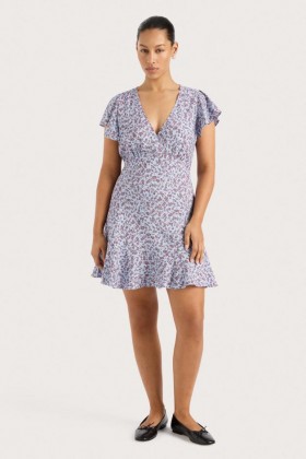  Abiti da donna | Faithfull The Brand Alba Mini Dress Amaryllis Floral Blue
