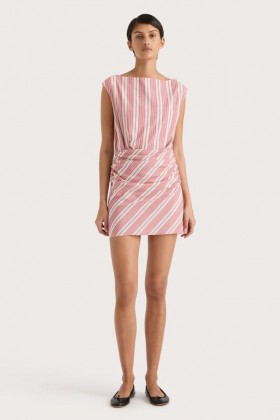  Abiti da donna | Faithfull The Brand Reign Mini Dress Cherry Stripe