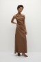 レディースドレス | Faithfull The Brand Suis Midi Dress Clay