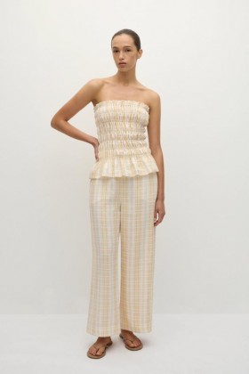  Matchende sett for kvinner | Faithfull The Brand Jones Pant Piato Check