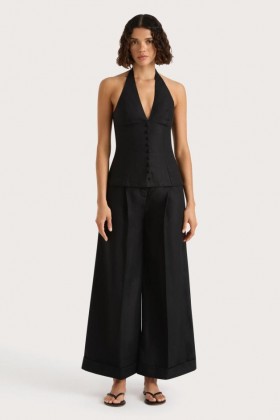 Dametopper | Faithfull The Brand Marie Topp Svart