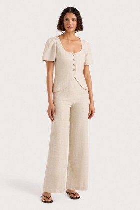  Spodnie damskie | Faithfull The Brand Jean Pant Natural