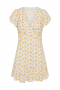 Rochii de damă | Faithfull The Brand Rochie mini Alba Hazy Rose Canary