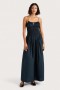  Rochii de damă | Faithfull The Brand Rochie maxi Claude bleumarin