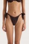 Costume de baie pentru femei | Faithfull The Brand Costa Bikini Bottom Coffee