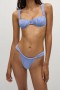  Costume de baie pentru femei | Faithfull The Brand Emily, top de bikini albastru pal