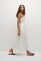  Dámske šaty | Faithfull The Brand Jamie Midi Dress White
