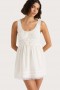  Dámske šaty | Faithfull The Brand Juliet Mini Dress White