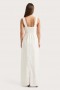  Dámske šaty | Faithfull The Brand Lais Midi Dress White
