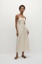  Dámske šaty | Faithfull The Brand Phaedra Midi Dress Hazy Rose Canary
