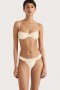  Dámske plávanie | Faithfull The Brand Esterel Bikini Top Butter