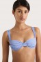 Dámske plávanie | Faithfull The Brand Sol Bikini Top Blue