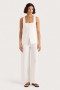  Dámske topy | Faithfull The Brand Jackie Vest White