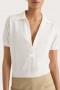 Dámske topy | Faithfull The Brand Sable Polo Shirt White