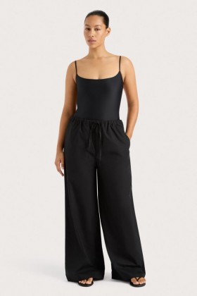  Dámske nohavice | Faithfull The Brand Aleza Pant Black