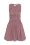 Ženske haljine | Faithfull The Brand Heidi mini haljina Gingham tamnocrvena