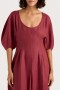  Ženske haljine | Faithfull The Brand Raynara Maxi haljina boje vina