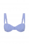  Ženski kupaći kostimi | Faithfull The Brand Emily Bikini Top Mekanoplavi