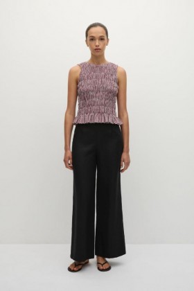  Ženski topovi | Faithfull The Brand Heidi top Gingham tamnocrveni