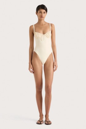 Dambadkläder | Faithfull The Brand Dinard One Piece Butter