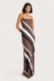  Vestidos de mujer | Faithfull The Brand Sisudo Maxi Dress Futura Stripe Chocolate