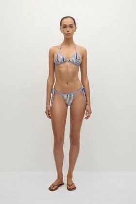  Trajes de baño para mujer | Braguita de bikini Faithfull The Brand Adra con rayas Sifnos