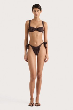 Trajes de baño para mujer | Faithfull The Brand Costa Bikini Bottom Coffee