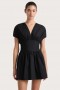  Dámské šaty | Faithfull The Brand Auve Mini Dress Black