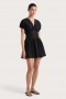  Dámské šaty | Faithfull The Brand Auve Mini Dress Black