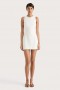 Dámské šaty | Faithfull The Brand Eveline Mini Dress White