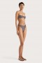  Dámské plavky | Faithfull The Brand Bandol Bikini Top Espresso Geo