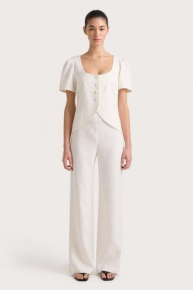  Dámské párovací sety | Faithfull The Brand Ilride Pant White